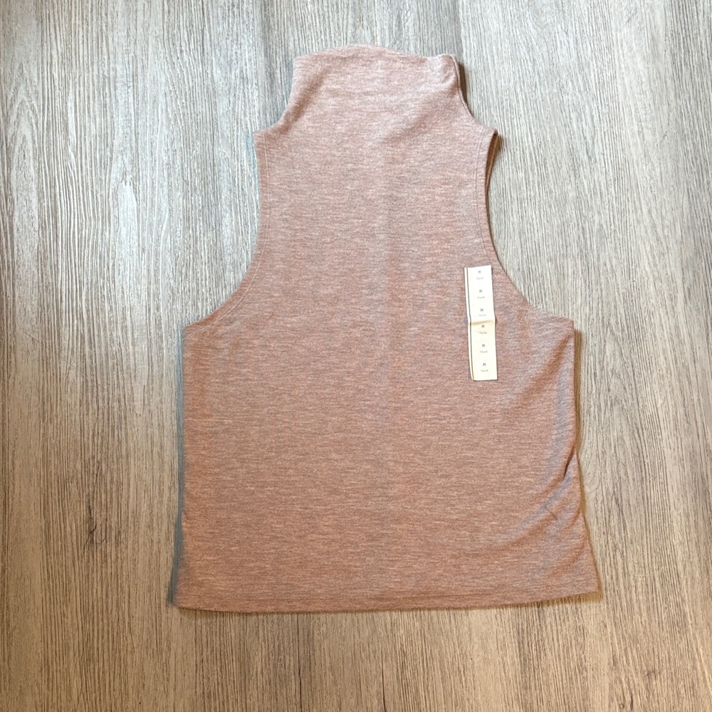 a new day Women's Sleeveless Brown Muscle Tee